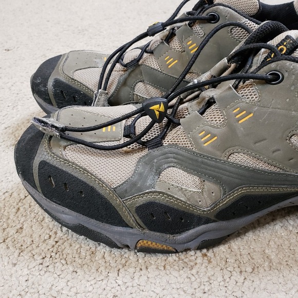 ECCO Mens Hiking Shoes 45 US 11-11.5 Gray Leather Gore Tex Outdoor Trail - Picture 8 of 15